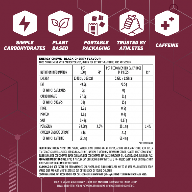 Clif Blok Energy Chews 18 Pack