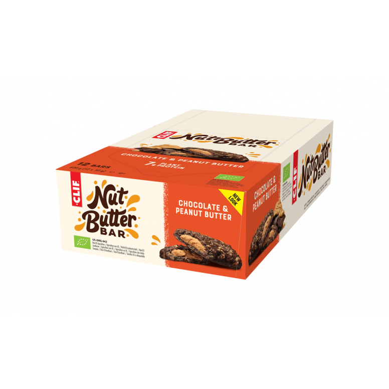 Clif Organic Nut Butter Bar 50g x 12 Pack