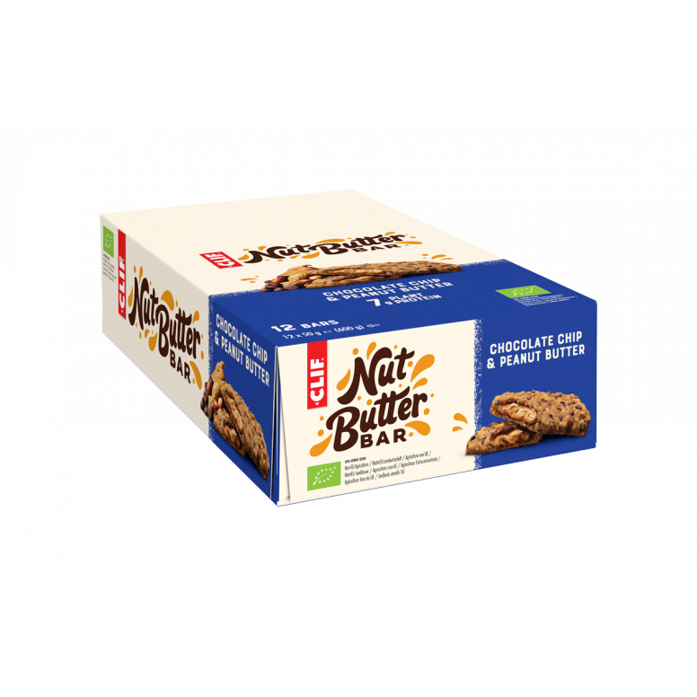 Clif Organic Nut Butter Bar 50g x 12 Pack