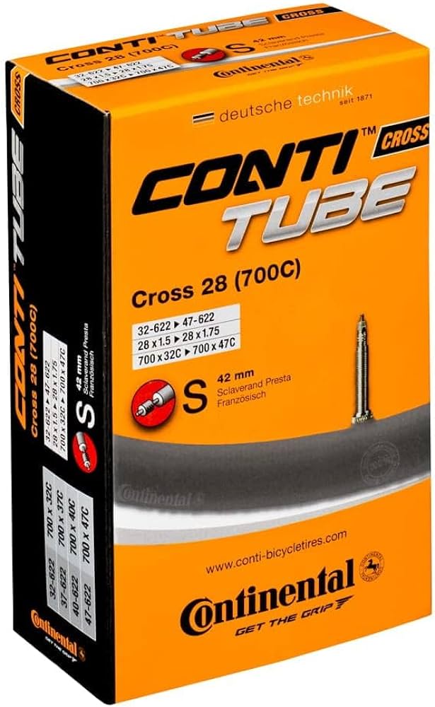Continental Cross 28 700x32/47c Cyclocross/Gravel Inner Tube Presta Valve All Sizes