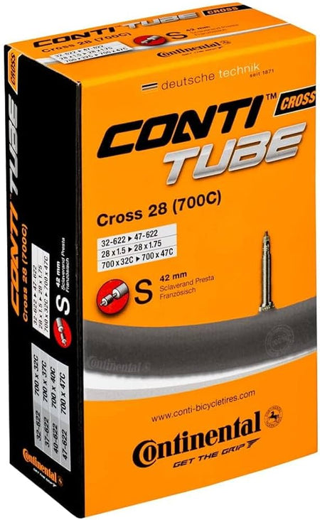 Continental Cross 28 700x32/47c Cyclocross/Gravel Inner Tube Presta Valve All Sizes
