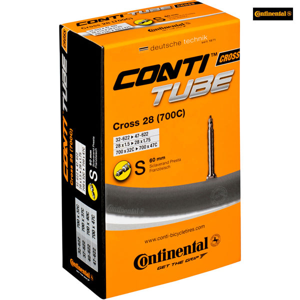 Continental Cross 28 700x32/47c Cyclocross/Gravel Inner Tube Presta Valve All Sizes