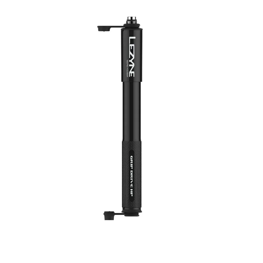 Lezyne Grip Drive High Pressure Dual Valve Hand Pump In Black
