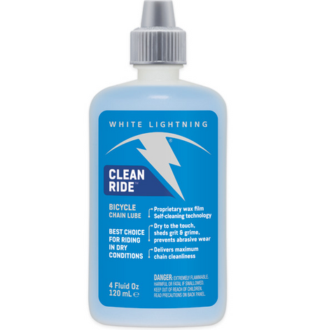 White Lightning Clean Ride Wax Bicycle Chain Lube All Sizes