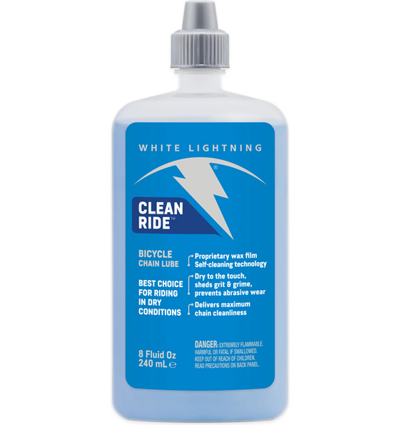 White Lightning Clean Ride Wax Bicycle Chain Lube All Sizes