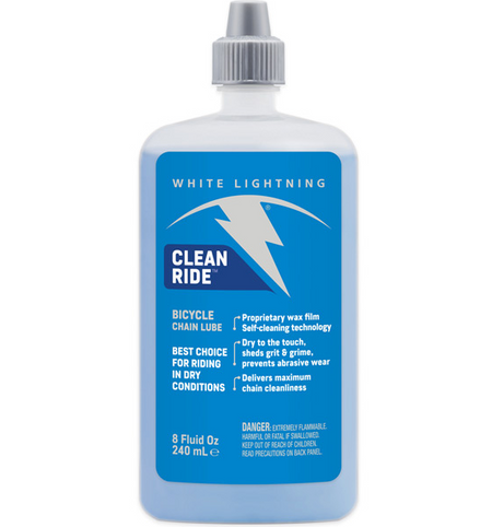 White Lightning Clean Ride Wax Bicycle Chain Lube All Sizes