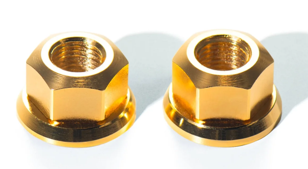 Runwell Elite M9 Front 12mm Carbon Steel Track Nuts x2