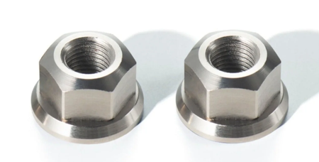 Runwell Elite M10 Rear 12mm Carbon Steel Track Nuts x2