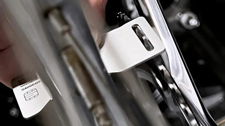 Runwell Stainless Steel Track Chain Line Gauge 42S In Silver