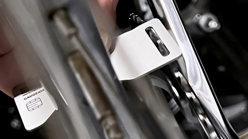 Runwell Stainless Steel Track Chain Line Gauge 42S In Silver