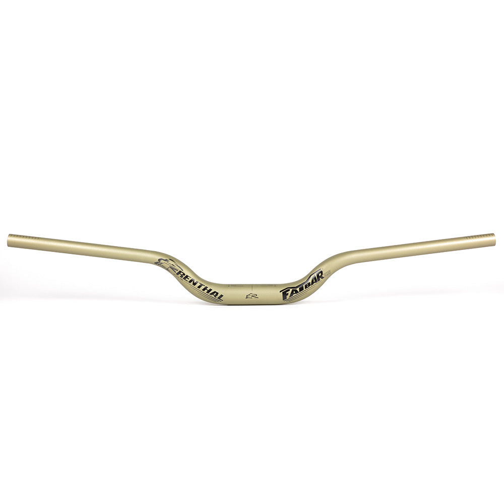 Renthal Fatbar 35 V3 High Rise MTB Downhill Riser Bars | 35mm Clamp | 820mm Wide | AluGold
