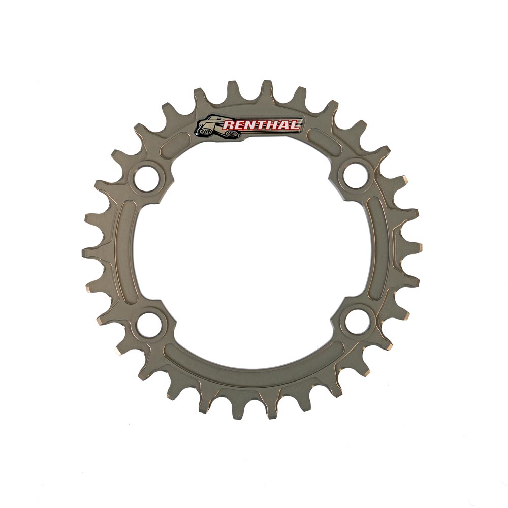 Renthal 1XR 4-Arm 8-12 Speed 96BCD CNC 7075 Ultralite Chainring | Sram 12 Speed Compatible