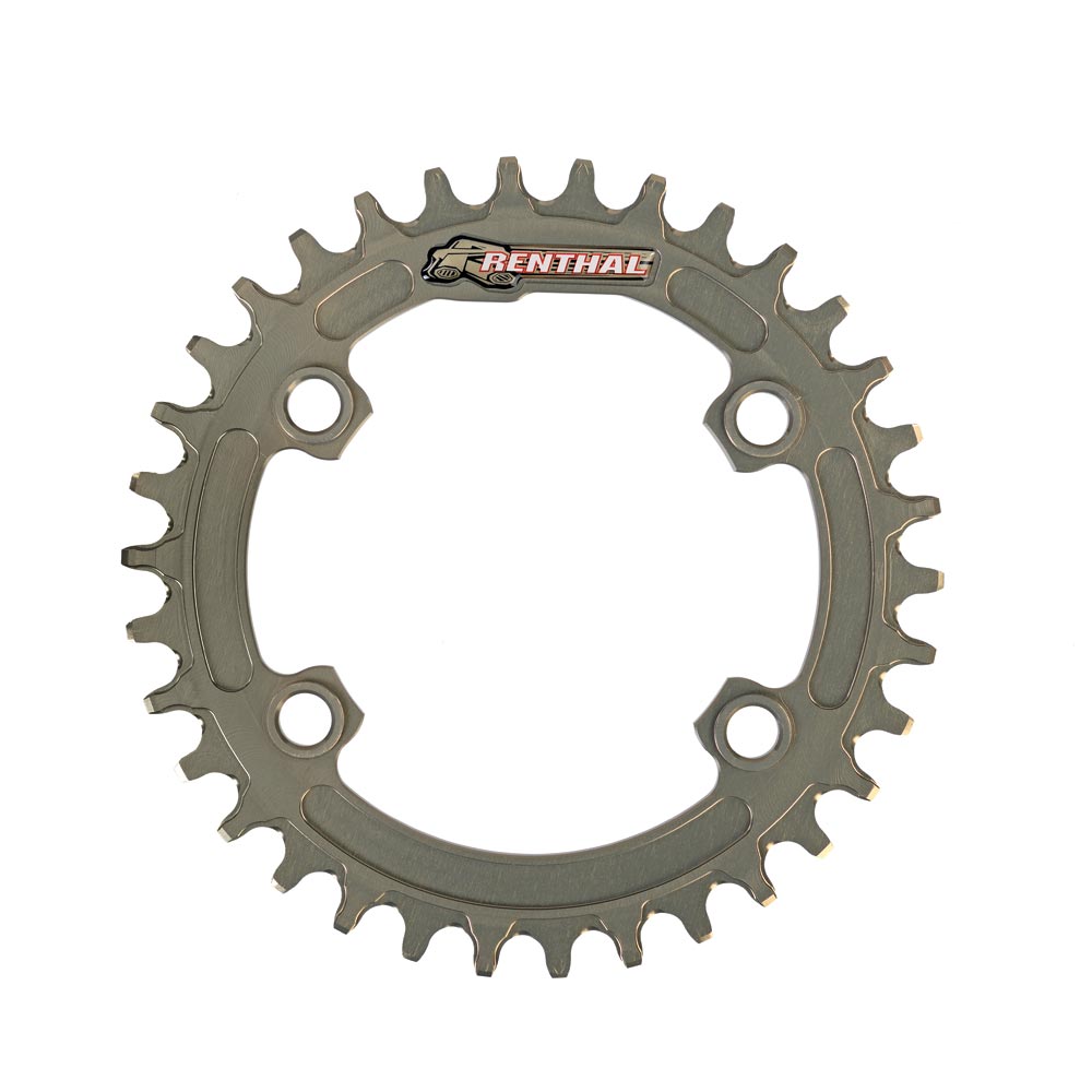 Renthal 1XR 4-Arm 8-12 Speed 96BCD CNC 7075 Ultralite Chainring | Sram 12 Speed Compatible