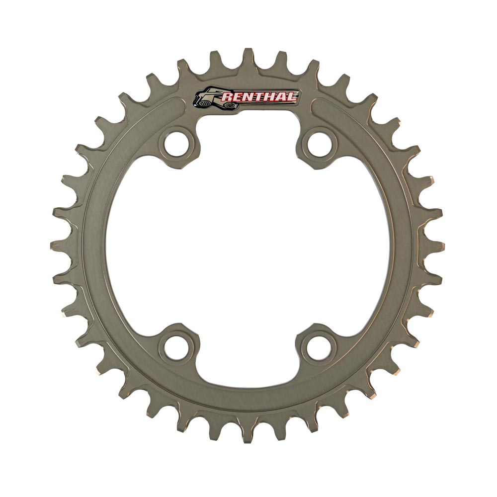 Renthal 1XR 4-Arm 8-12 Speed 96BCD CNC 7075 Ultralite Chainring | Sram 12 Speed Compatible