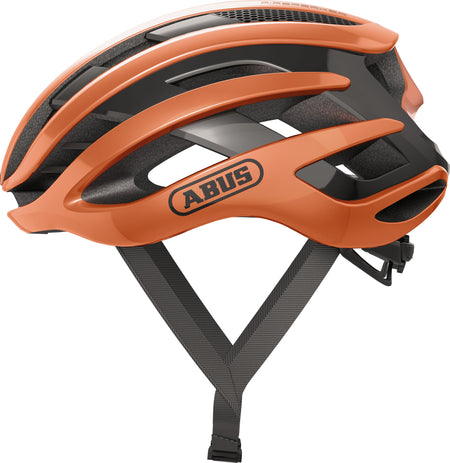 ABUS AirBreaker Elite Road Bicycle Helmet | Goldfish Orange