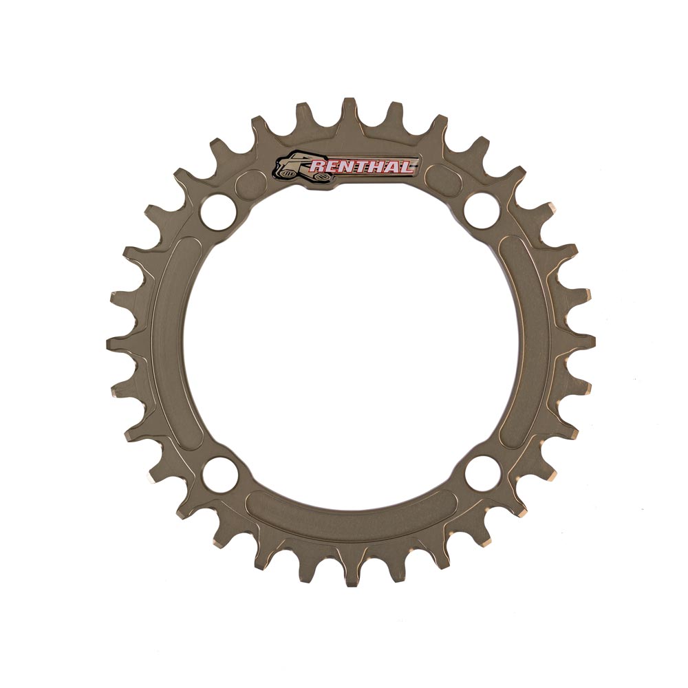 Renthal 1XR 4-Arm 9-12 Speed 104BCD CNC 7075 Ultralite Chainring | Sram 12 Speed Compatible