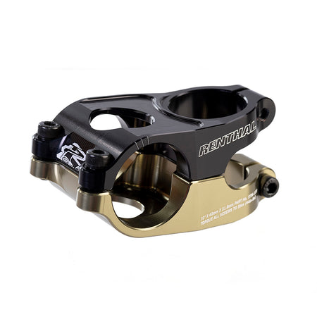 Renthal Duo 10 Degree 31.8mm MTB Stem | Black/Gold