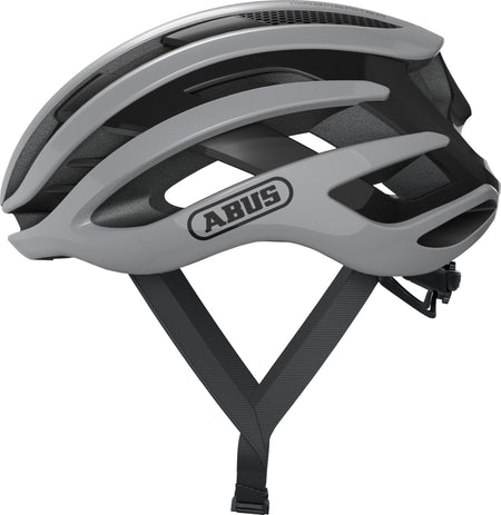 ABUS AirBreaker Elite Road Bicycle Helmet | Race Grey