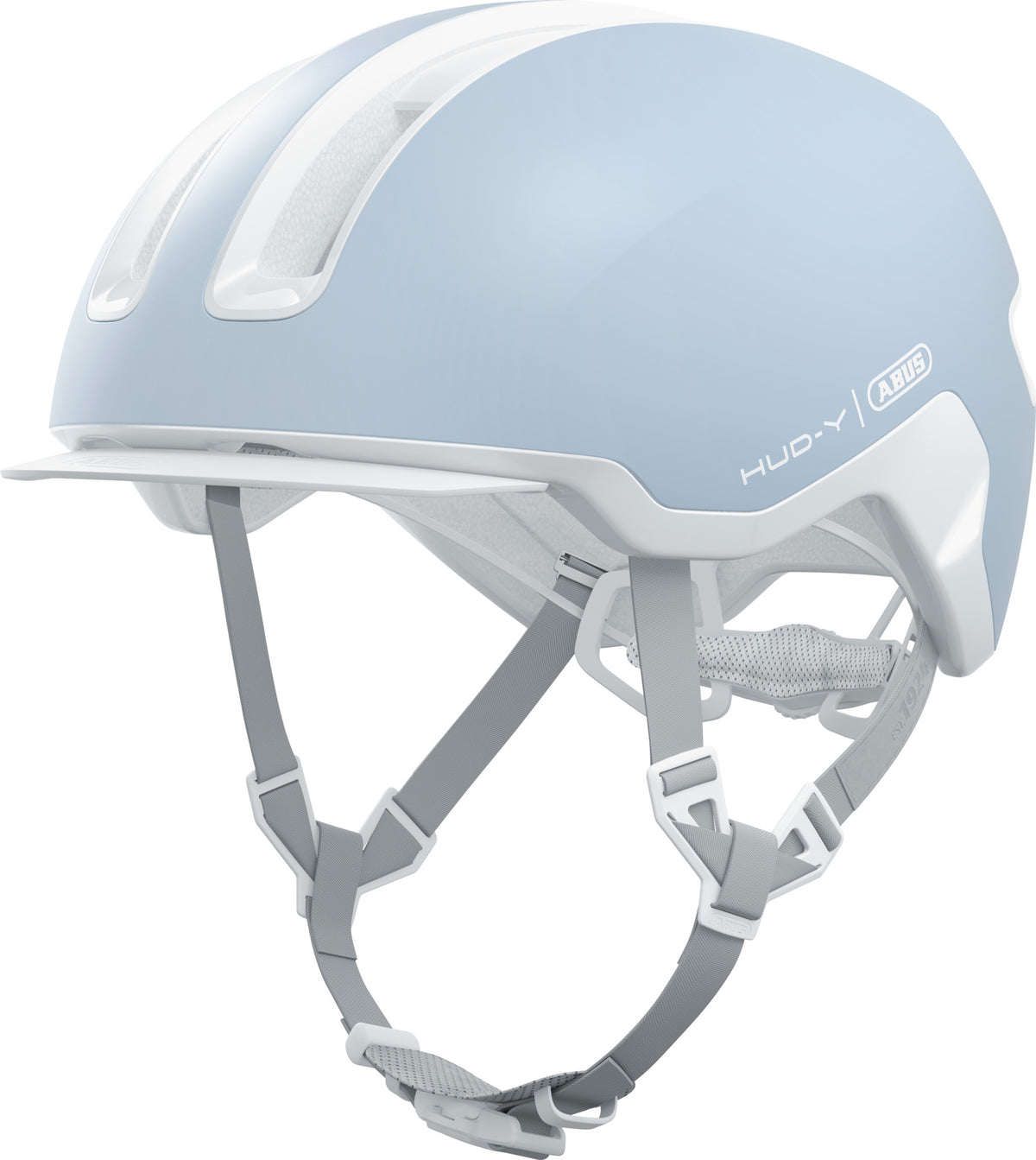 ABUS Hud-Y Pure Urban Helmet With Rear LED Light In Aqua