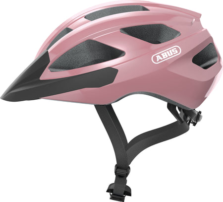 ABUS Macator Road Bicycle Helmet in Shiny Rose