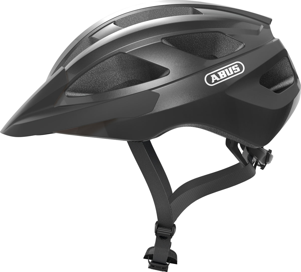 ABUS Macator Road Bicycle Helmet in Titan