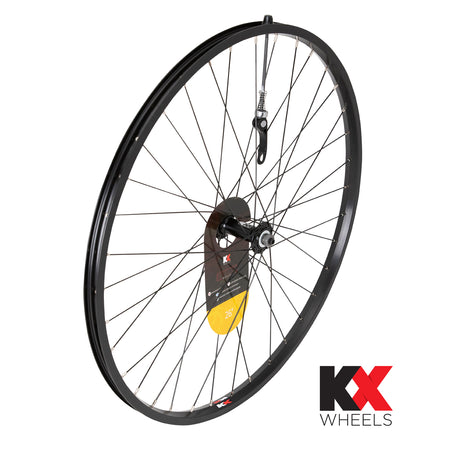 KX MTB 26" Singlewall Q/R Rim Brake Wheel Black Or Silver