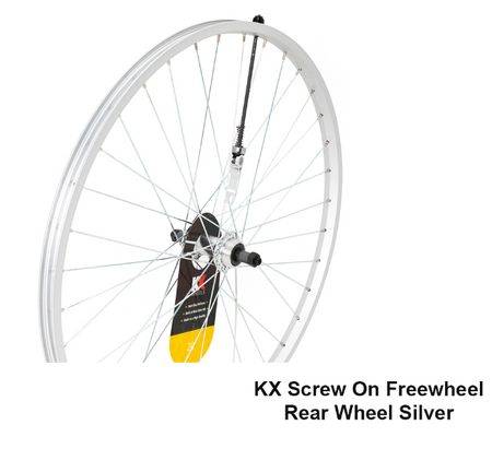 KX MTB 26" Singlewall Q/R Rim Brake Wheel Black Or Silver