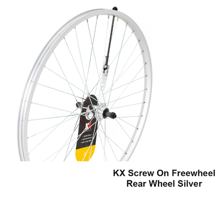 KX MTB 26" Doublewall Q/R Rim Brake Wheel Black Or Silver