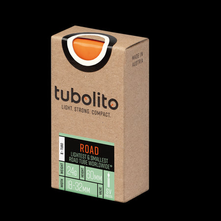 Tubolito S-Tubo 700C Road 700 x 18-32mm Presta Valve Orange Inner Tube