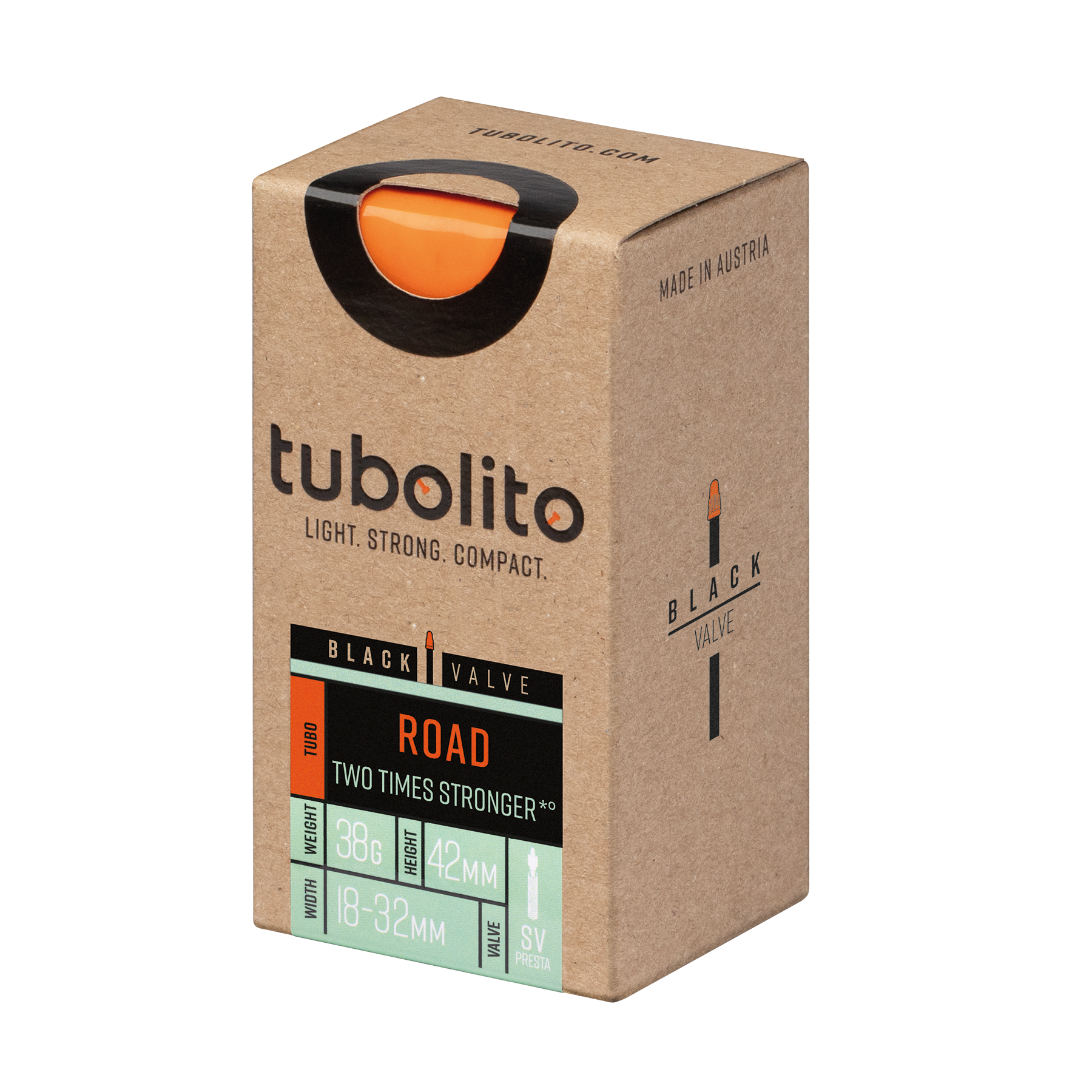 Tubolito Tubo 700C Road 700 x 18-32mm Black Presta Valve Inner Tube