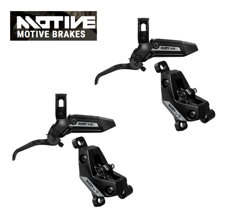SRAM Motive Silver Disc Brake Lever & Caliper In Black Ano Includes MMX Clamp