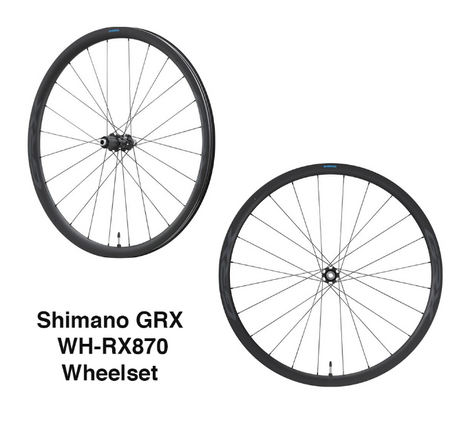 Shimano WH-RX870 GRX 700C 11/12 Speed Center Lock Disc Carbon Tubeless Gravel Wheels