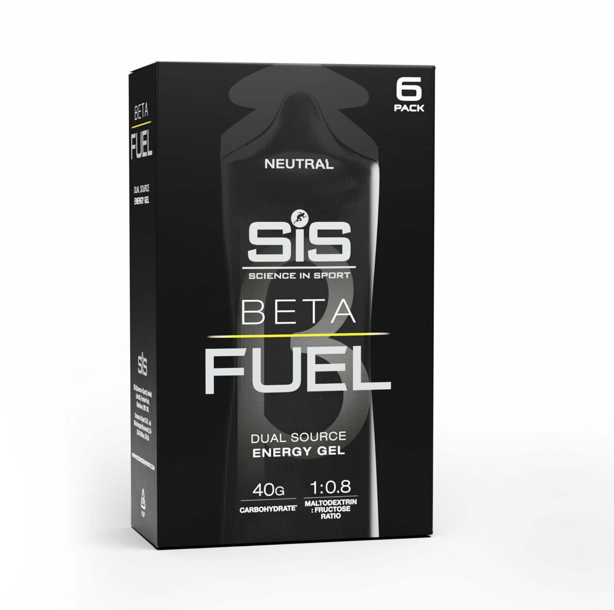SIS Beta Fuel Energy Gel Pack of 6 Gels