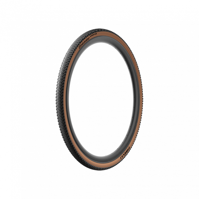 Pirelli Cinturato Adventure TLR tubeless ready folding gravel tyre, ideal for bikepacking and various terrains.