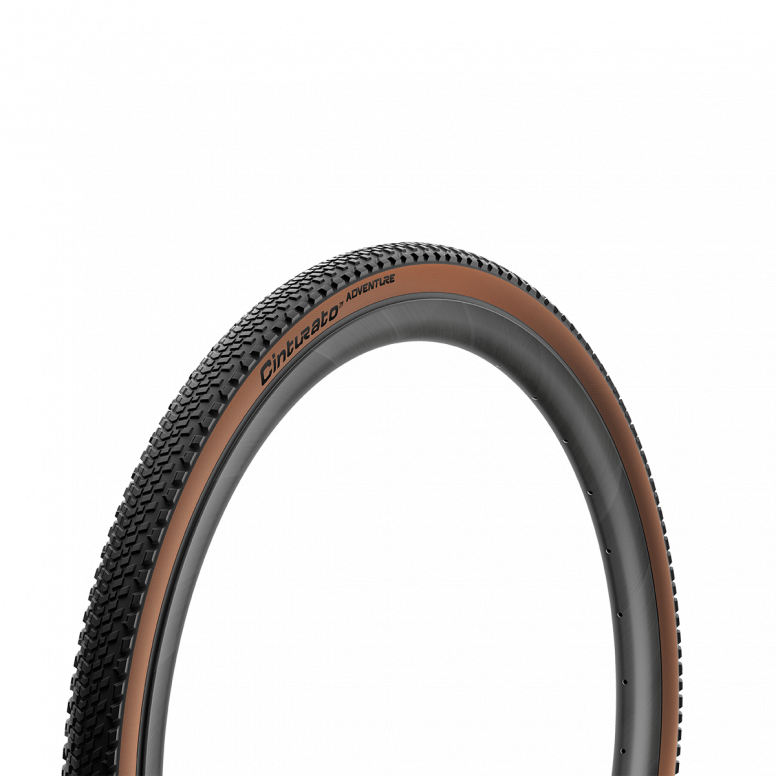 Pirelli Cinturato Adventure TLR tubeless ready folding gravel tyre for bikepacking and various terrains.