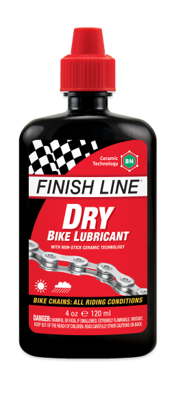 Finish Line Dry Chain Lube With Non Stick Ceramic Tech - Drip Bottle All Sizes