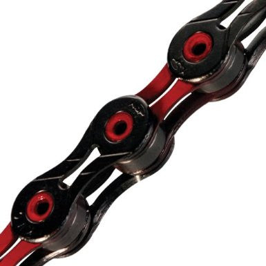 KMC X10SL Red/Black Special Edition Diamond Like Coating 10 Speed Chain