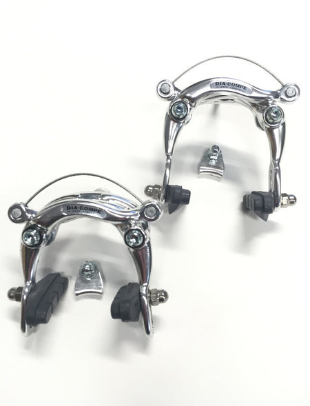 Dia-Compe A750 Brake Front & Rear SILVER Hex Nut