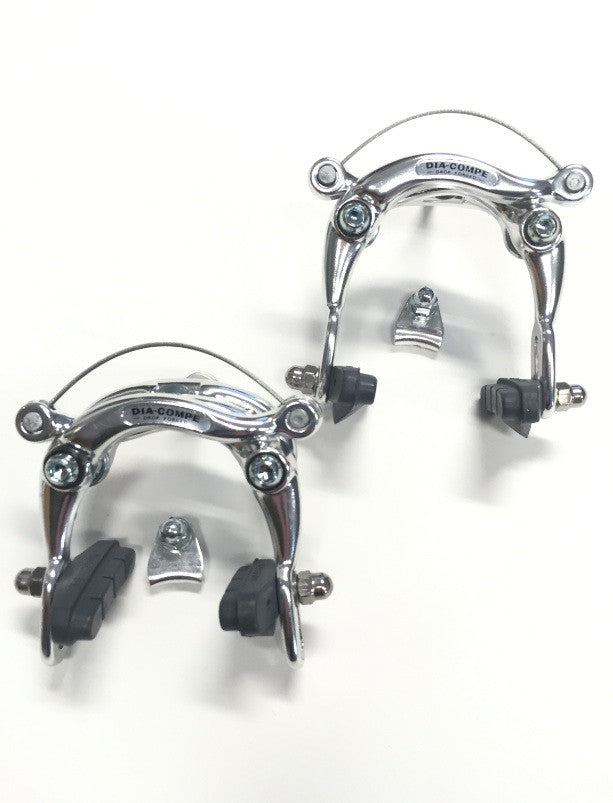 Dia-Compe A750 Brake Front & Rear SILVER Hex Nut