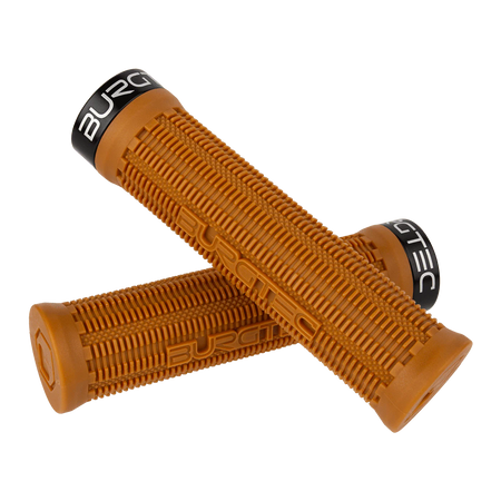 Burgtec The Bartender Pro Greg Minnaar Handlebar Grips & MK4 Pedal MTB Bundle Kash Bronze