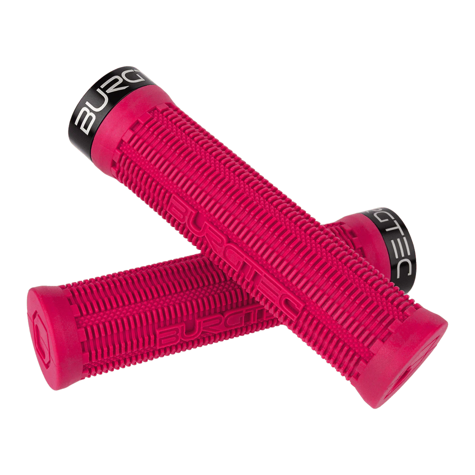 Burgtec The Bartender Pro Greg Minnaar Handlebar Grips & MK4 Pedal Bundle Toxic Barbie Pink