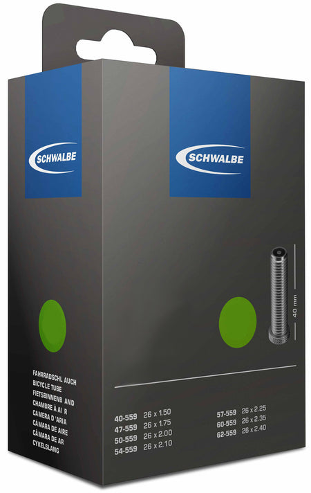 Schwalbe AV2A Inner Tube - 14 x 1.75/2.125 - 40mm Schrader Valve
