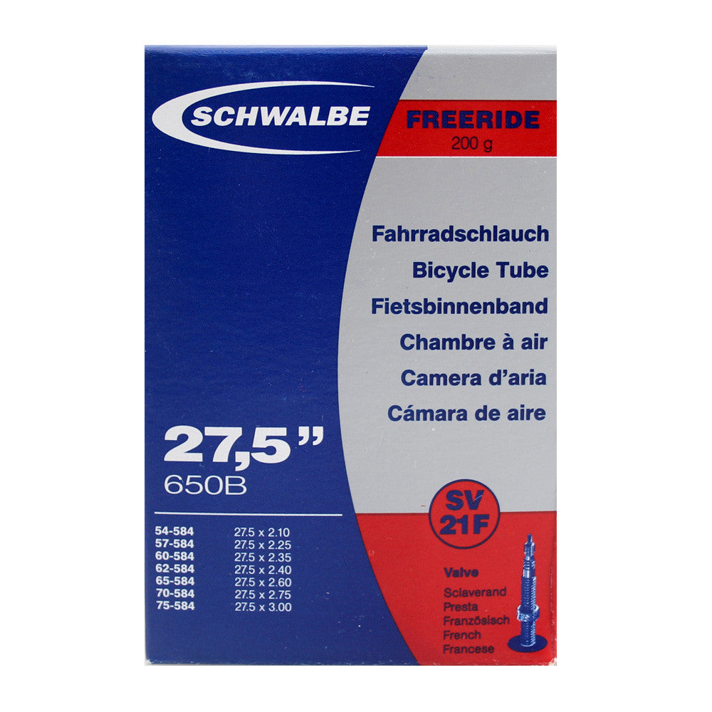 Schwalbe SV21F Freeride Inner Tube - 27.5+ x 2.10/3.00 - 40mm Presta Valve