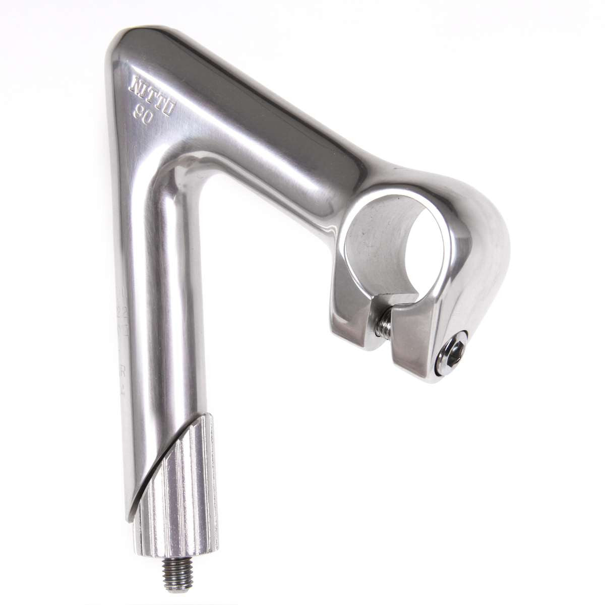 Nitto N. J. Pro AA 1" Track Quill Stem | 25.4mm Clamp | Silver