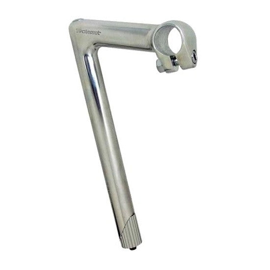 Nitto NTC-225 Technomic 1" Quill Stem | 25.4mm Clamp | Silver