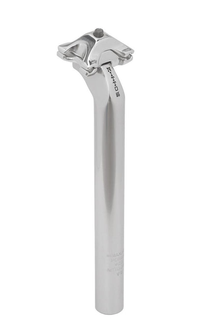 Nitto S65 Layback Seatpost | 27.2mm Clamp | 250mm Length | Silver