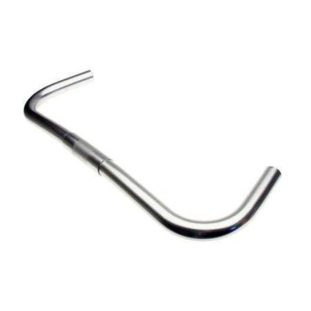 Nitto RB-006 Flat Bullhorn Bicycle Handlebars | 25.4mm Clamp | Silver