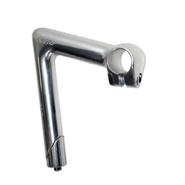 Nitto NP Pearl 1" Quill Stem | 26mm Clamp | Silver