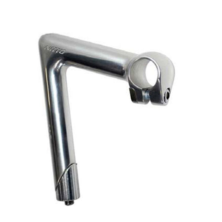 Nitto NP Pearl 1" Quill Stem | 26mm Clamp | Silver