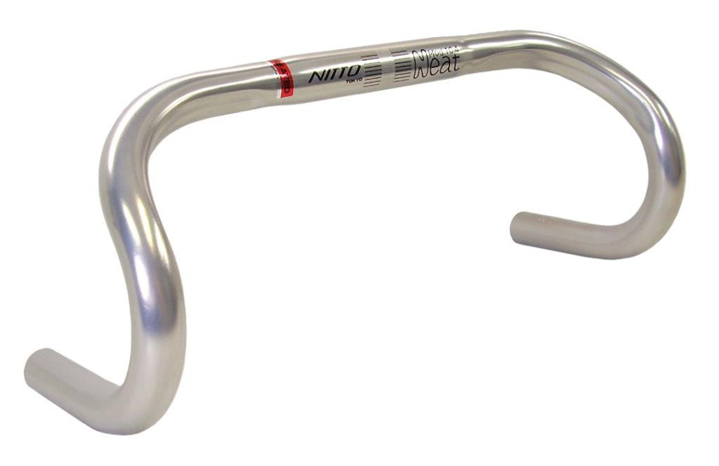 Nitto Neat Mod. M104AA Drop Road Handlebars | 26mm Clamp | Silver